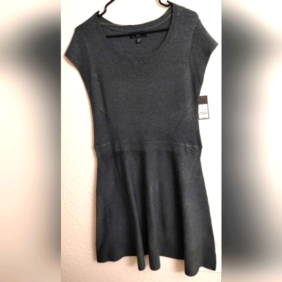 NWT Mini Charcoal Gray Skater Sweater Dress from Mossimo for Target Size XXL - Picture 1 of 7